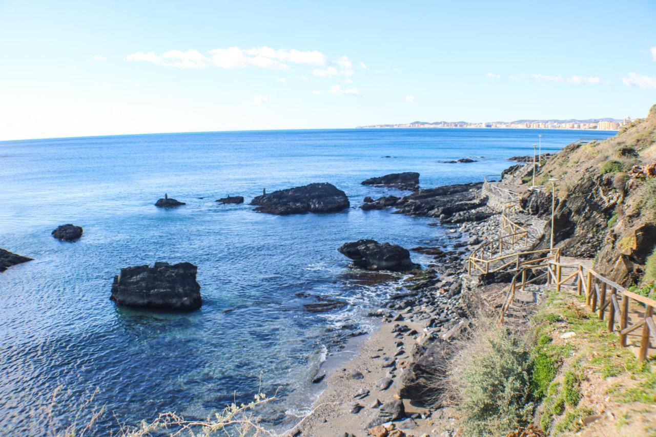 ベナルマデナAtico Frente Al Mar - Vistas, Piscina, Terrazas, Parking!アパートメント エクステリア 写真