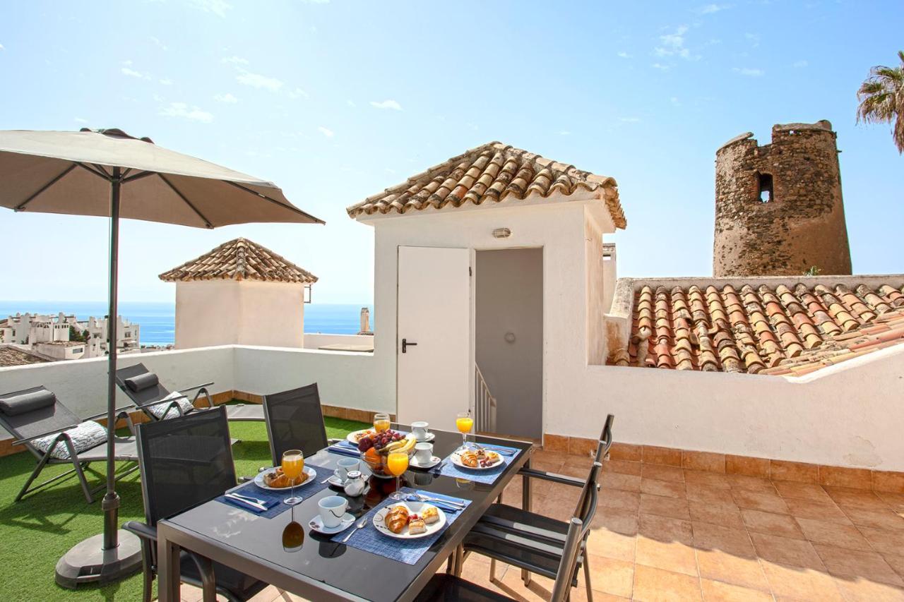 ベナルマデナAtico Frente Al Mar - Vistas, Piscina, Terrazas, Parking!アパートメント エクステリア 写真