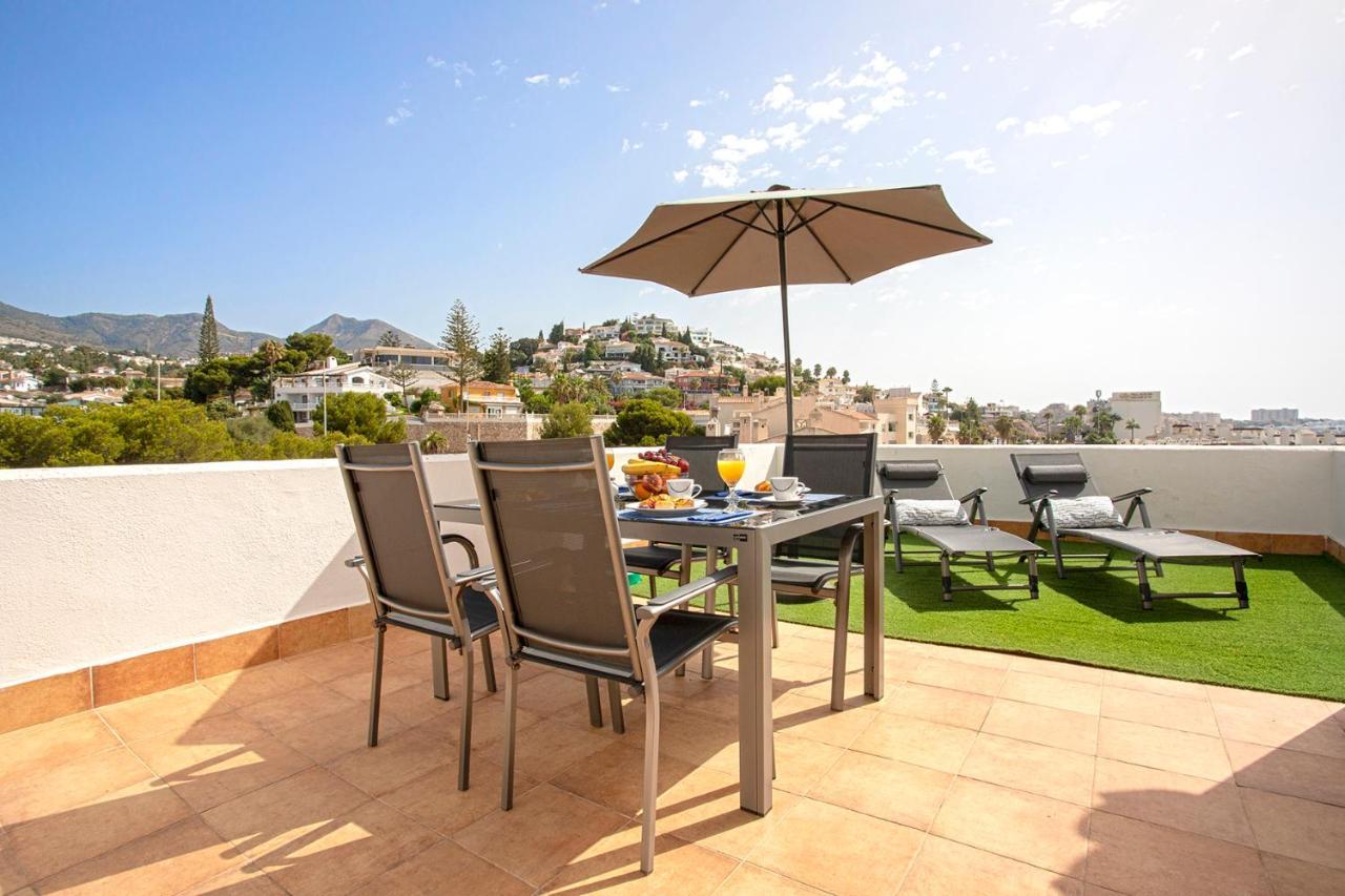 ベナルマデナAtico Frente Al Mar - Vistas, Piscina, Terrazas, Parking!アパートメント エクステリア 写真